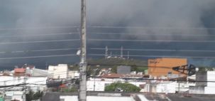 Temporal na tarde de 27/10/2020 em Itapetinga, Bahia.