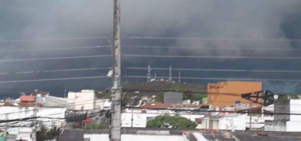 Temporal na tarde de 27/10/2020 em Itapetinga, Bahia.