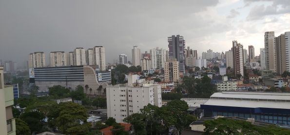 Chuva forte em Santo André SP