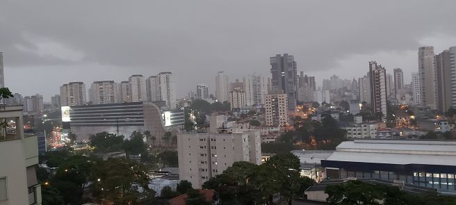 Chuva em Santo André SP 