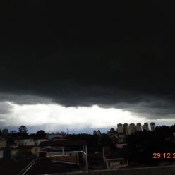 Antes do temporal no bairro do Butantã em São Paulo