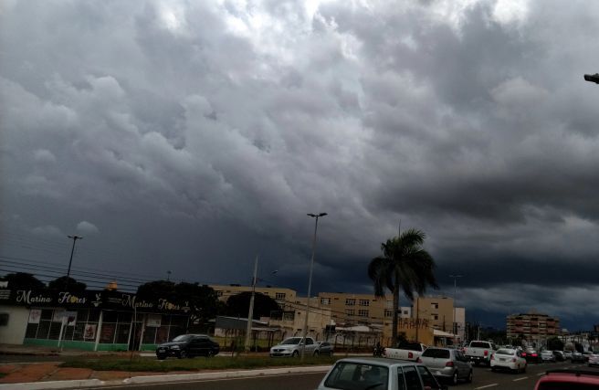 Tempo nublado em Campo Grande