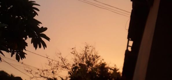 céu depois da chuva