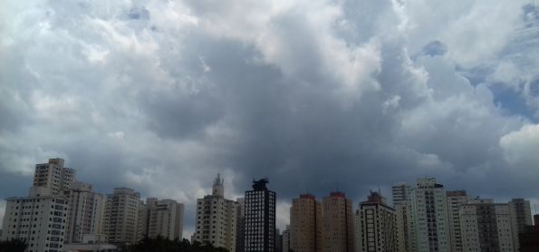 Sol, calor e temporal em São Paulo!