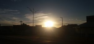 PÔR DO SOL EM BARRA DA ESTIVA - BA