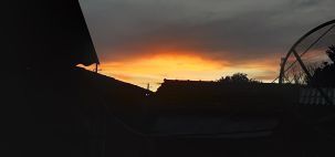 Lindo entardecer de domingo