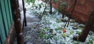 Granizo em Bom Sucesso de Itararé 17/04/2021