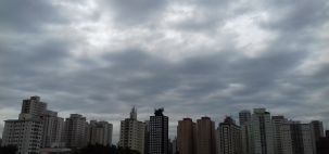 Dia nublado e com chuva em São Paulo!