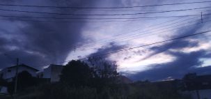 Tempo fresco pós chuva