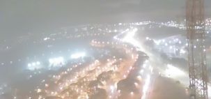 Chuva forte na região central de Brasília